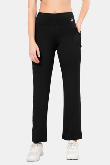 Buy Amante High Rise Anti Microbial Track Pants - Jet Black